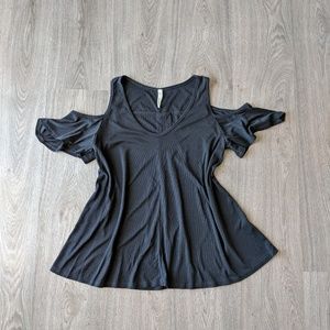 BoBel Black Cold Sholder Top